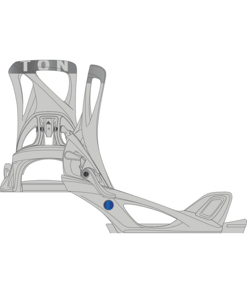 Burton Step On Dames Bindingen Gray Cloud - Afbeelding 2