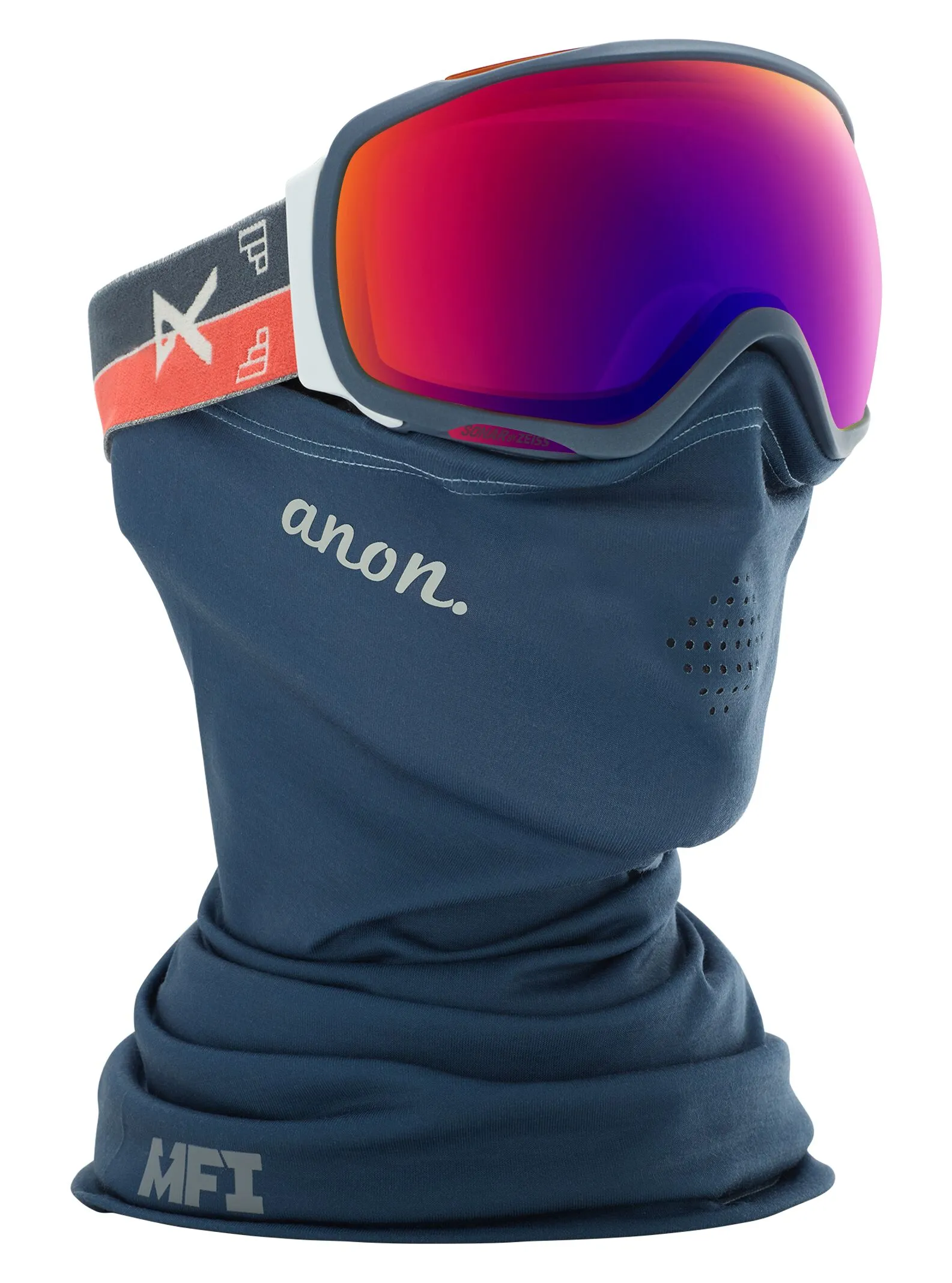 Anon Tempest Goggle Horizon / Sonar Infrared Blue (met MFI Facemask) - Afbeelding 6