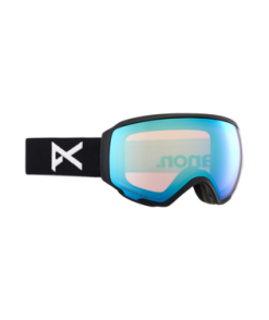 Anon WM1 Goggle Black / Perceive Variable Blue (met Extra Lens En MFI Masker)
