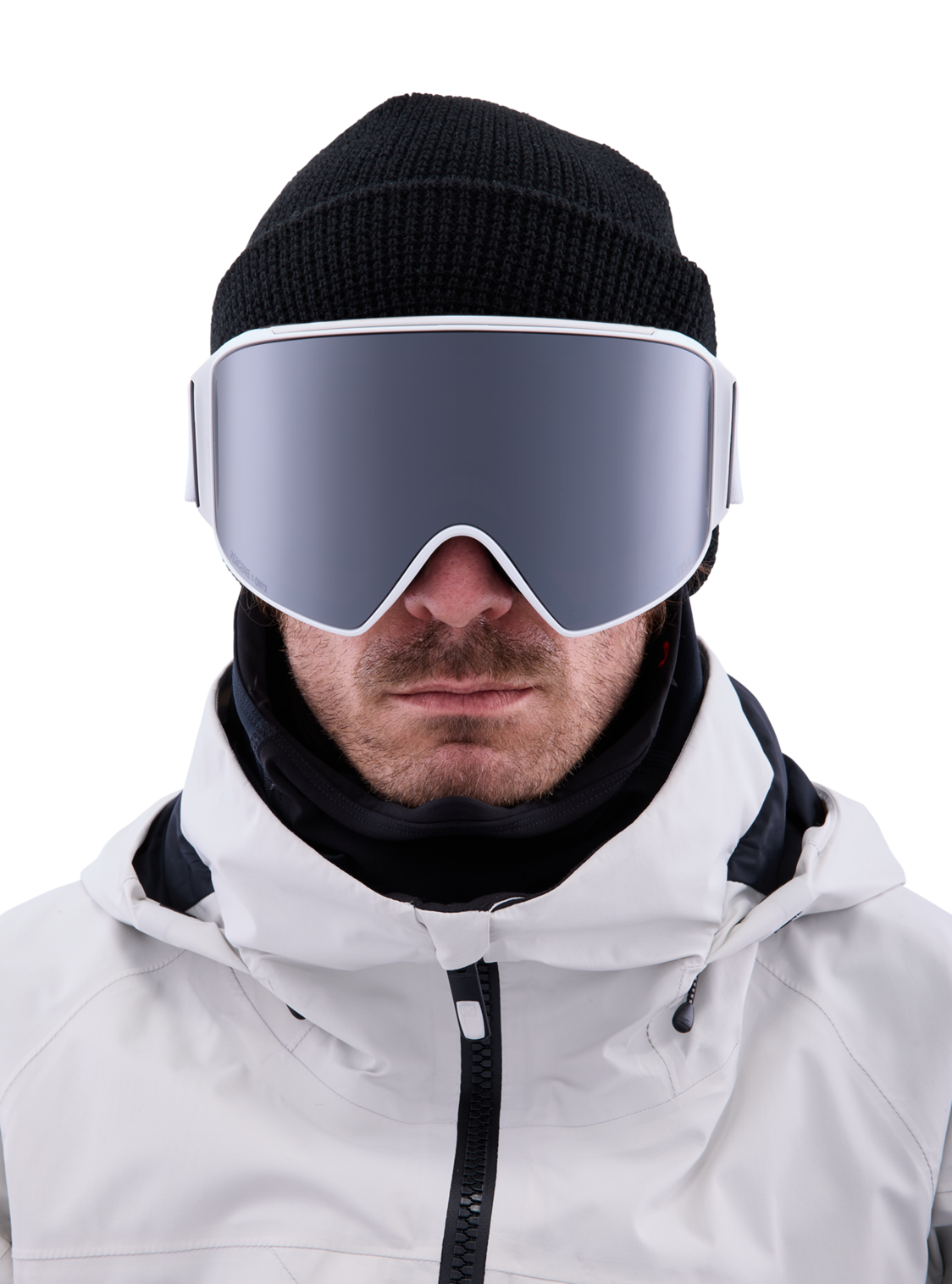 Anon M4 Cylindrical Goggle White / Perceive Sunny Onyx (met Extra Lens En MFI Masker) - Afbeelding 4