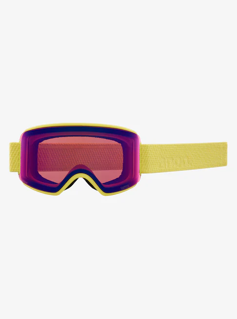 Anon WM3 Goggle Lemon / Perceive Sun Onyx (met Extra Lens En MFI Masker) - Afbeelding 2