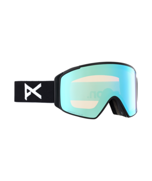 Anon M4.S Cylindrical Goggle Black / Perceive Variable Blue (met Extra Lens En MFI Masker)