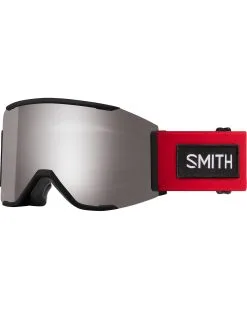 Smith Squad Mag Goggle Ac Tnf Red X Smith / Chromapop Sun Platinum Mirror (met Extra Lens)