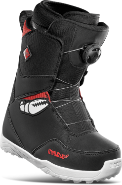 ThirtyTwo Lashed Boa Crab Grab Kids Snowboardschoenen Black / Grey / Red