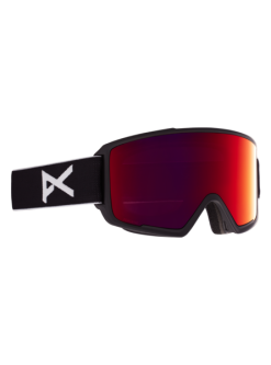 Anon M3 Goggle Black / Perceive Sun Red (met Extra Lens En MFI Masker)