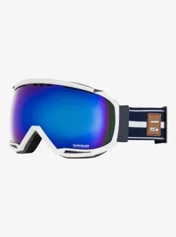 Quiksilver Hubble Goggle Snow White / Blue Chrome