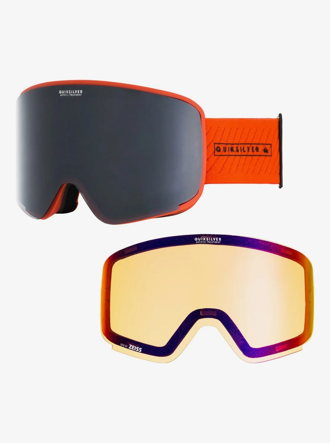 Quiksilver Switchback Goggle Pumpkin / Silver Chrome - Afbeelding 3