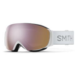 Smith I/O Mag S Goggle White Chunky Knit / Chromapop Everyday Rose Gold Mirror (met Extra Lens)