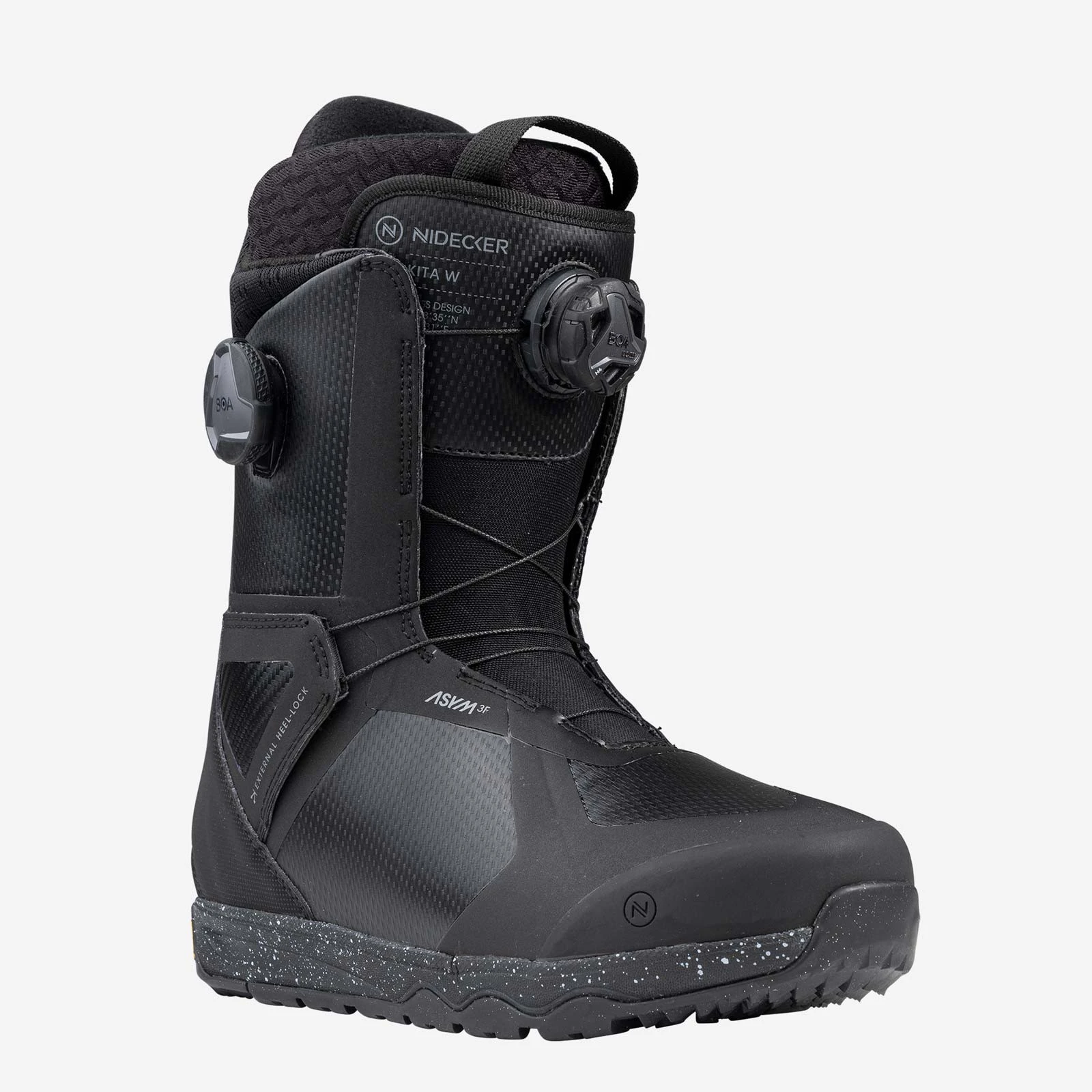 Nidecker Kita Dames Snowboard Schoenen Black