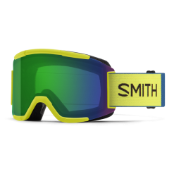 Smith Squad Goggle Neon Yellow / Chromapop Everyday Green Mirror (met Extra Lens)