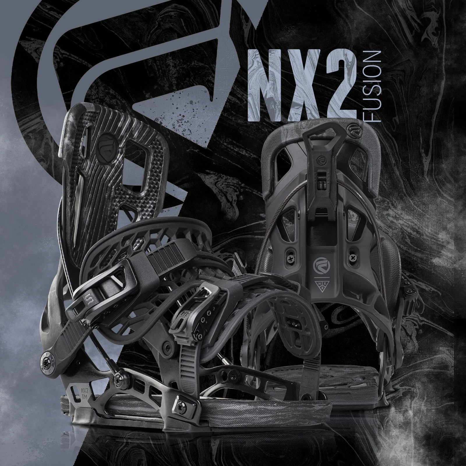 Flow Binding Co. Flow NX2 Fusion Bindingen Zwart - Afbeelding 4