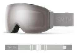 Smith I/O Mag Goggle Cloudgrey / Chromapop Sun Platinum Mirror (met Extra Lens)