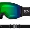 Smith I/O Mag XL Goggle Black / Chromapop Everyday Green Mirror (met Extra Lens)