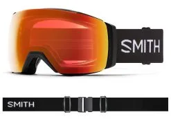 Smith I/O Mag XL Goggle Black / Chromapop Everyday Red Mirror (met Extra Lens)