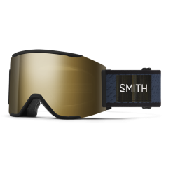 Smith X The North Face Squad Mag Goggle Shaddy Blue / Chromapop Sun Black Gold Mirror (met Extra Len